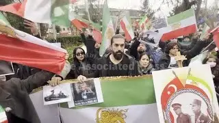 Demonstrators in Turkish city rally in support of Iranian protest movement
