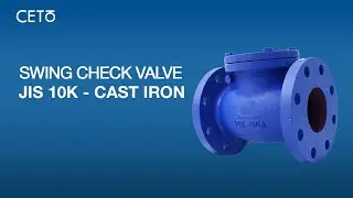 CETO Swing Check Valve Cast Iron JIS 10K: Solusi Anti Backflow Paling Handal!