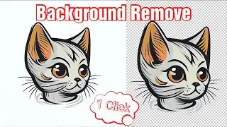 Remove the background with just one click in Photoshop.
