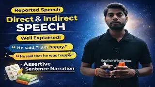 Direct and indirect speech #narration #directandindirectnarration #englishgrammar #englishgrammar