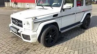 Mercedes Benz G55 AMG Designo bright mystic white