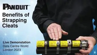Benefits of Panduit MS and MLT Cable Cleats & Ties - Live Demonstation