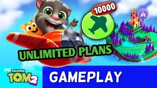 My Talking Tom 2 - Unlimited Airplanes - GAMEPLAY 4U