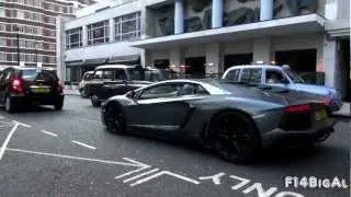 Lamborghini Aventador Fast Acceleration & Downshift sounds
