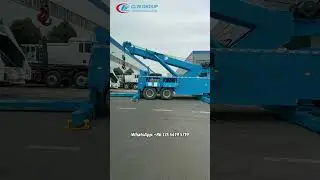 #emergencytowing #heavywrecker HOWO 50 TONNE Rotator Road Wrecker Truck for Rescue Breakdown Truck