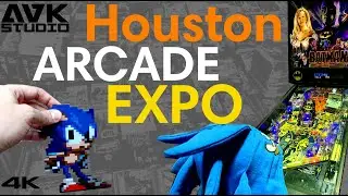 Houston Arcade Expo Flipper Pinball Retro Gaming Console Atari NEO GEO SEGA