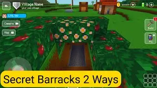 Secret Underground Barracks - Block Craft 3d: Building Simulator Games for Free
