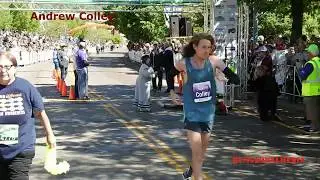 Boniface Kongin walks to winning finish of 2019 Grandma's Marathon, Andrew Colley finishes second