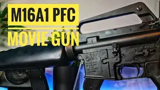 Alec Baldwin proof movie gun? M16A1 PFC GUN 😍 #foryou #collector #movie #props #safe  #fun #fyp