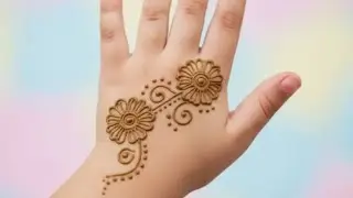 Best Mehndi Design❤ For Kids💕 // Simple And Easy Design //#Beautiful Creators 9876❤