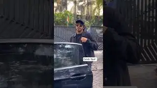 Ahaan Panday outside the Car ❤️😘😘#aneetpadda #ahaanpanday #love #saiyaarasong #couplestatus #shorts