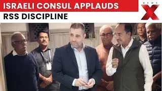 Israeli Consul General Yaniv Revach Visits RSS HQ, Praises Discipline And Values