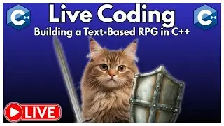 🧙&zwj;♂️ LIVE CODING 🧙&zwj;♂️ | Building a Text-Based RPG in C++ ⚔️