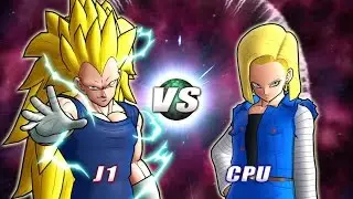Dragon Ball Raging Blast 2 - Vegeta SSJ3 vs Android #18