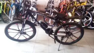 Новая модель велосипеда BMW GreenBike, литые диски 10 лучей  черный