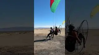 Smooth Paramotor Tandem Landing!!