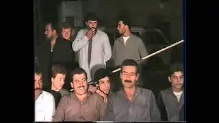 الفنان الراحل علي محيميد ومحمد الفطراوي حفلة عزو محمد الرزوق حماه صوران عام 1997