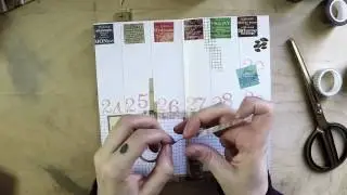 Planner spread decoration ~ Plan with me ~ Midori Traveler's Notebook