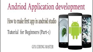 Creating First Application in Android Studio in Hindi 2021|first app in android studio for beginners