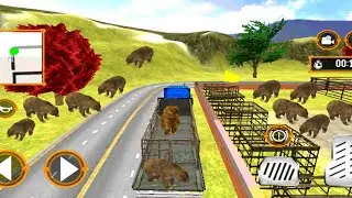 Wild Animals Transport Truck Simulator Game - Android Gameplay #3