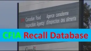 CFIA Recall Database