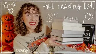 Fall Reading List | Thrillers, Cozy Mysteries, Dark Academia, & Atmospheric Reads! | 👻🎃🍂