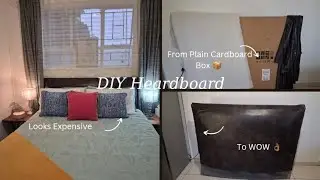 Vlogmas | DIY Heardboard step by step | Budget Friendly