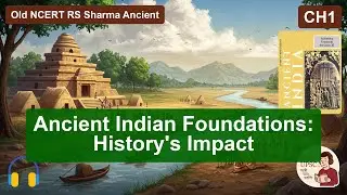 Old NCERT RS Sharma Ancient CH1 Ancient Indian Foundations: History's Impact #upsc #ssc #bpsc #uppsc