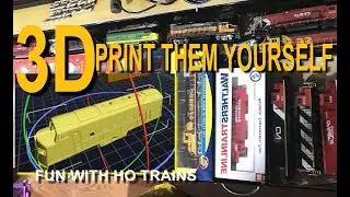 TRAINS PRINTED IN A 3D PRINTER #diy #3dprinting #train #toys #toytrain #hobby #hobbies #cprail #stl