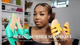 SPRING & SUMMER SHOE HAUL | *WIDE FOOT FRIENDLY* | SIZE 12 |  FT. TORRID