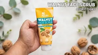 Face Scrub for removal of Blackheads & Whiteheads : Apollo pharmacy Walnut Face Scrub review