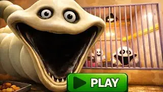 HUNGRY WORM PRISON RUN! OBBY ROBLOX Gameplay Walkthrough No Death 
