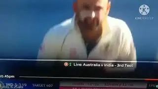 India V Australia 3rd test Day 5 stump mic..