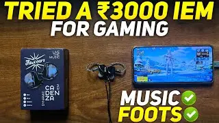 I tried a ₹3000 iem for Gaming 🥶 Better than headphones? Kiwi Ears Cadenza Unboxing And Review