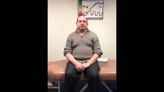 Low back pain after fall made it possible to sit, stand, and sleep