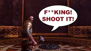 Sindri gets angry at Atreus when he doesn't shoot