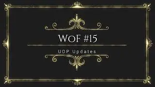 WoF #15 | UDP Client | Unity 3d | C#