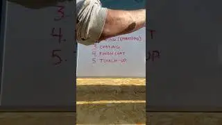 The Five Stages to Mudding #carpentry #joint compound  #tips #tricks #mudding #shorts