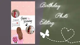 Birthday photo editing 📸 in inshot app ⚡ in tamil 🔥