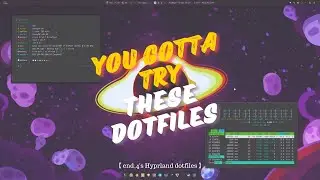 Стоит ли попробовать эти dotfiles? Конец 4 | Hyprland