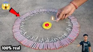 Circle of Mirchi Pataka Chakri🔥| क्या यह चकरी सभी मिर्ची पटाखे को जला पाएगी? |Yes : No