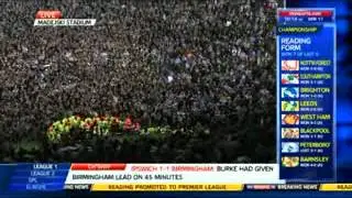 Reading promoted to Premier League 17/4/2012