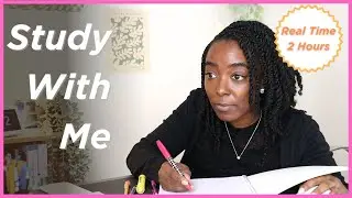 2-HOUR STUDY WITH ME (50/10 Pomodoro) / Early Morning / GRE Study