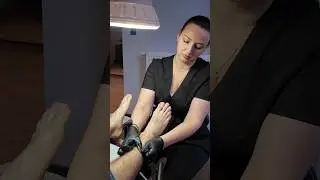 Ultra satisfying foot care ASMR  #massage #relax #pedicure #spa #nails