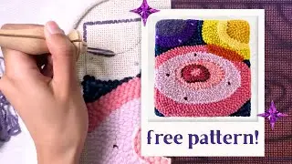 celebrating international punch needle rug hooking day ☾.𖥔 ݁ ˖