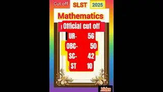 WB SLST MATH IX-X Expected cutoff 2025 / #math #cutoff #westbengal #slst #schoolteacher #mathshorts