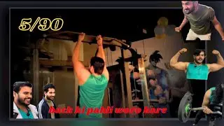 Sirf 5 Din 😱 Gym Me Aag Laga Di 🔥 | Day 5 Fitness Journey | Hindi Vlog