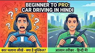 How to Drive a Car for Beginners in Hindi | Full Car Driving Lesson Guide