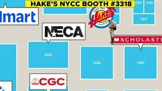How to Find Hake's Auctions Booth #3318 at NYCC 2025!!