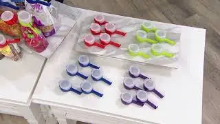Set of 5 Seal & Pour Bag Clips on QVC